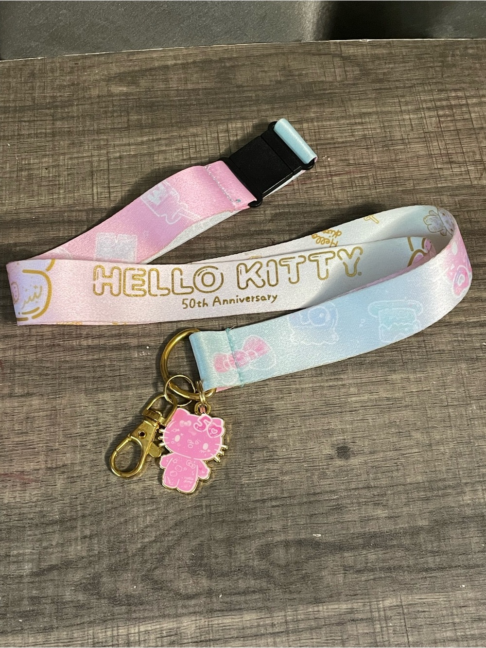 Sanrio Hello Kitty 50th Anniversary Lanyard Keychain